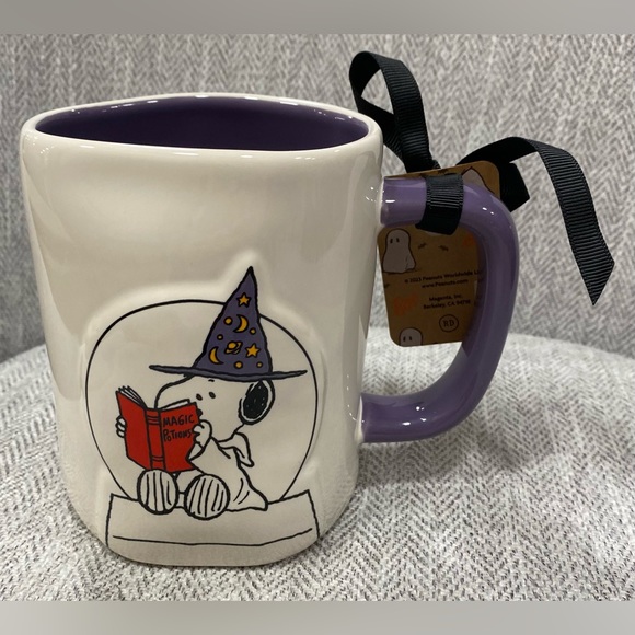 Rae Dunn Other - Rae Dunn x Peanuts Halloween MAGIC POTION Witch Snoopy Ceramic Coffee Mug NEW